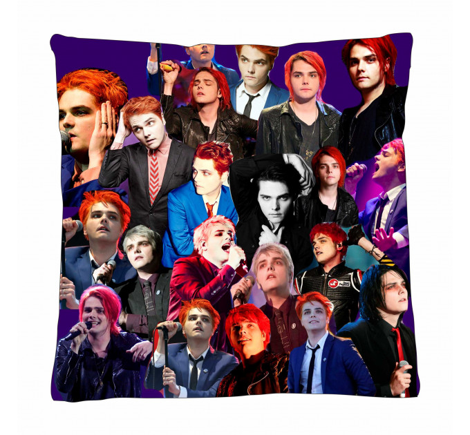 Gerard Way Photo Collage Pillowcase 3D