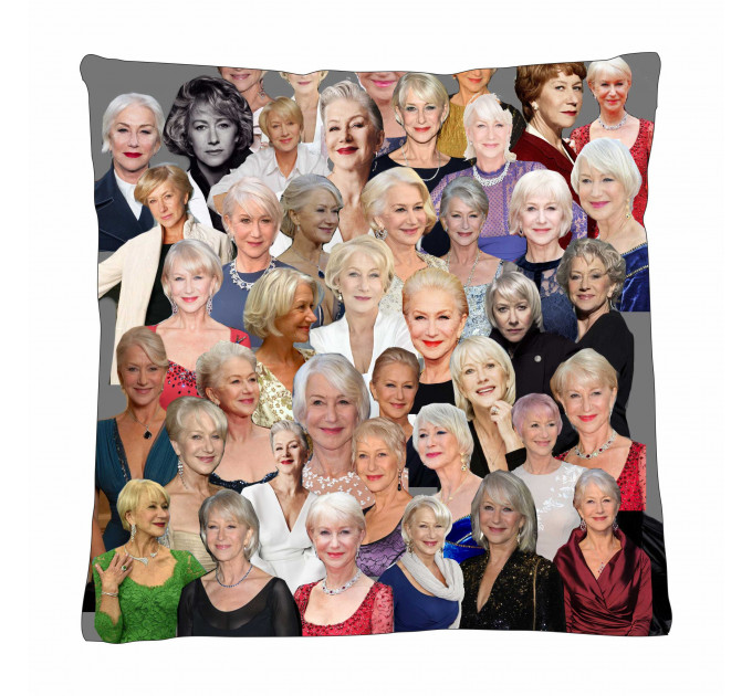 Helen Mirren Photo Collage Pillowcase 3D