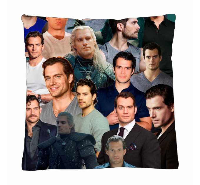 Henry Cavill Photo Collage Pillowcase 3D