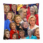 Hillary Clinton Photo Collage Pillowcase 3D
