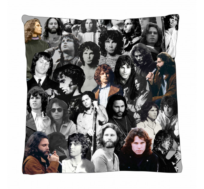 JIM MORRISON Photo Collage Pillowcase 3D