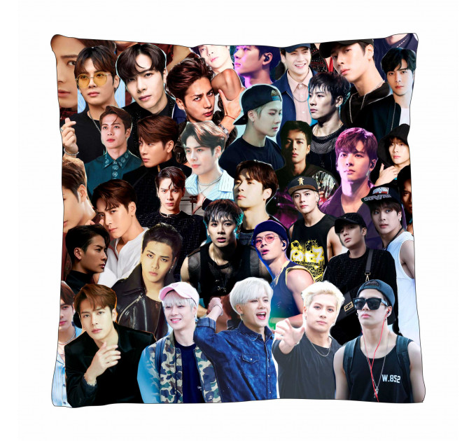 Jackson Wang Photo Collage Pillowcase 3D