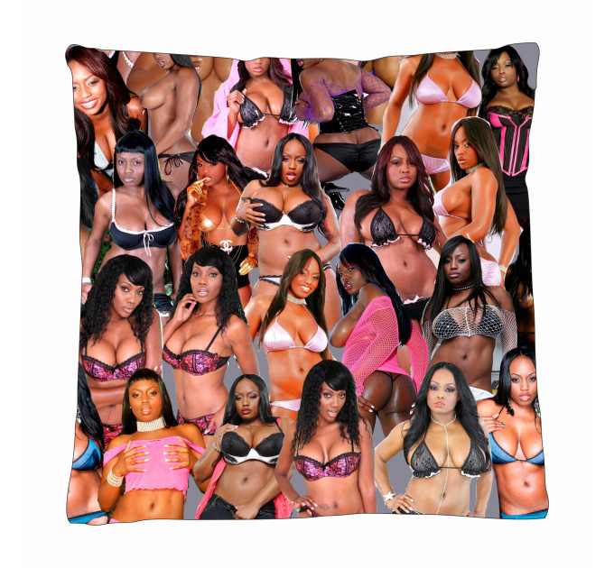 Jada Fire Photo Collage Pillowcase 3D