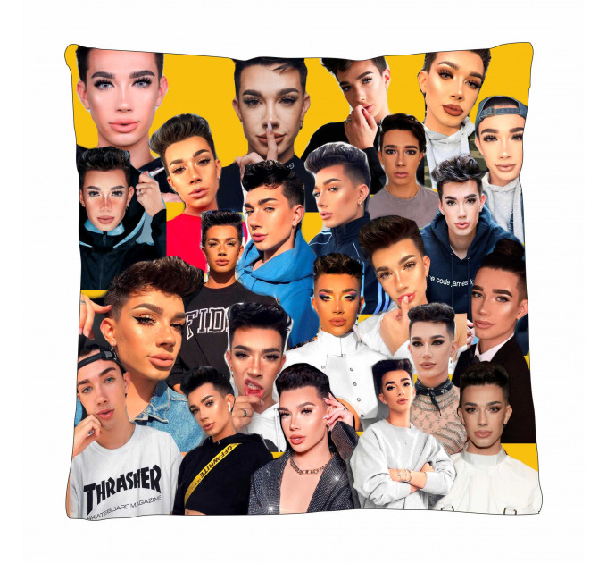 James Charles Photo Collage Pillowcase 3D
