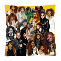 Janet Jackson Photo Collage Pillowcase 3D