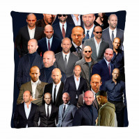 Jason Statham Photo Collage Pillowcase 3D