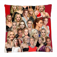 Jennifer Lawrence Photo Collage Pillowcase 3D