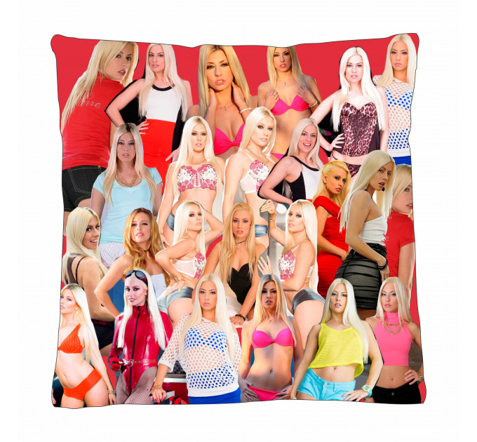 Jessie Volt  Photo Collage Pillowcase 3D