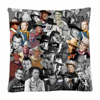 John Wayne Photo Collage Pillowcase 3D