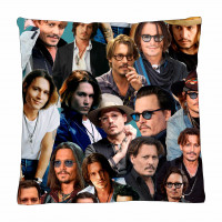 Johnny Depp Photo Collage Pillowcase 3D