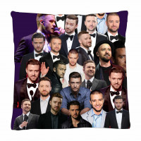 Justin Timberlake Photo Collage Pillowcase 3D