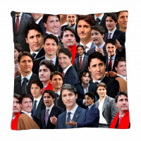 Justin Trudeau Photo Collage Pillowcase 3D