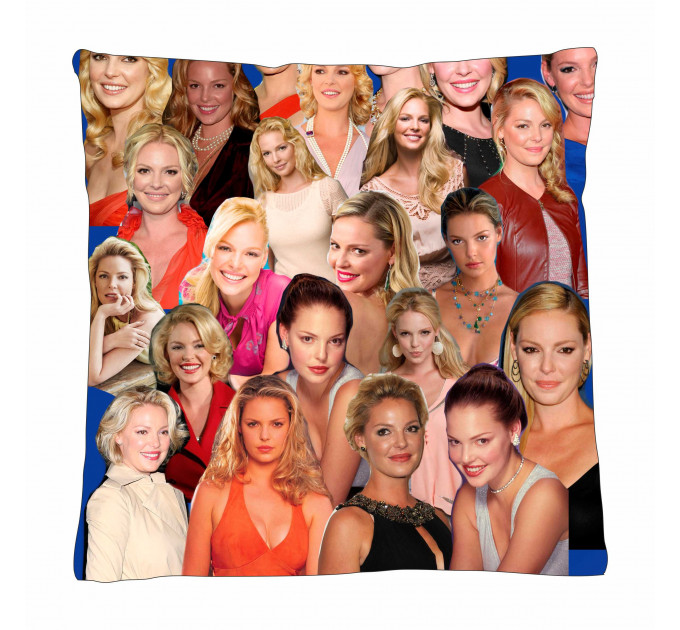 KATHERINE HEIGL Photo Collage Pillowcase 3D