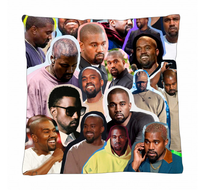 Kanye West Photo Collage Pillowcase 3D