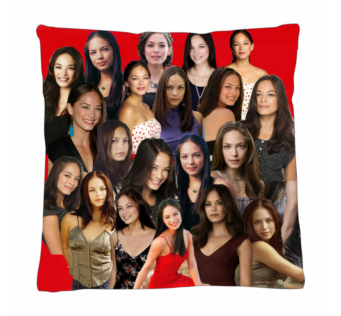 Kristin Kreuk Photo Collage Pillowcase 3D