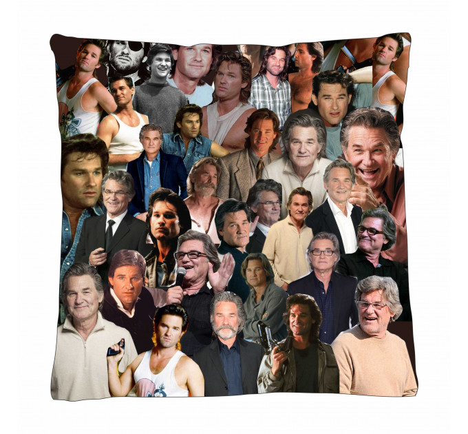 Kurt Russell Photo Collage Pillowcase 3D