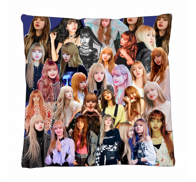 LISA LALISA MANOBAN BLACKPINK  Photo Collage Pillowcase 3D