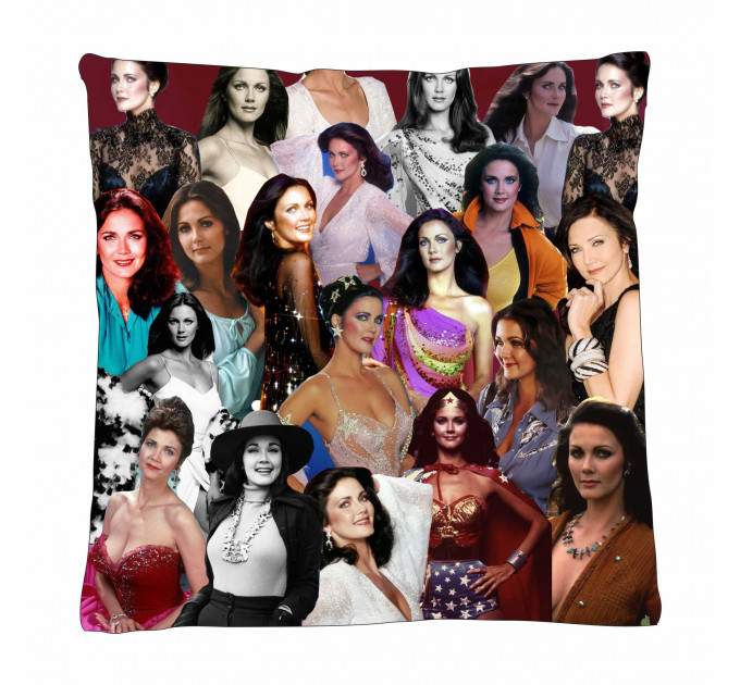 LYNDA CARTER  Photo Collage Pillowcase 3D