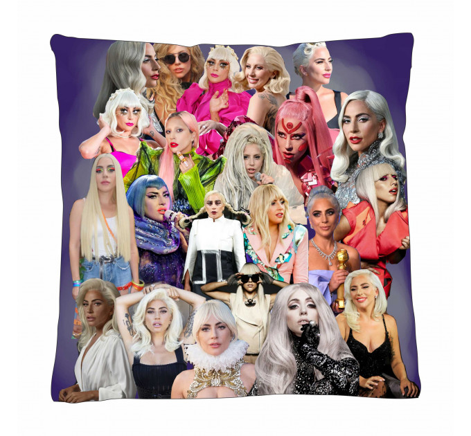 Lady Gaga Photo Collage Pillowcase 3D