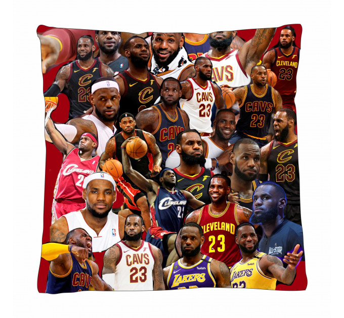 Lebron James Photo Collage Pillowcase 3D