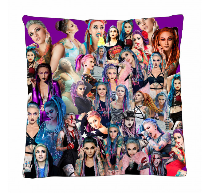 Lena Scissorhands Photo Collage Pillowcase 3D