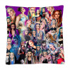 Lena Scissorhands Photo Collage Pillowcase 3D