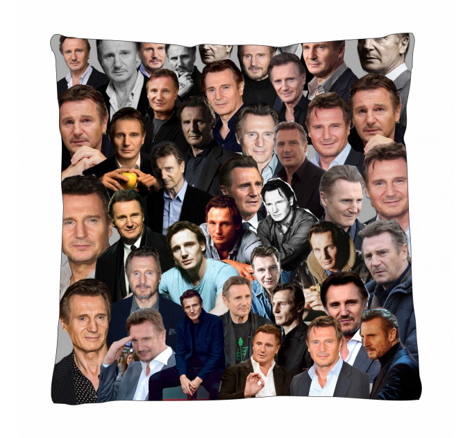 Liam Neeson Photo Collage Pillowcase 3D