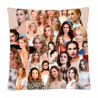 Lily James Photo Collage Pillowcase 3D