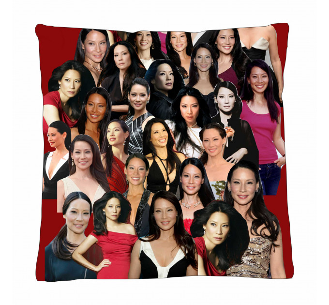 Lucy Liu Photo Collage Pillowcase 3D