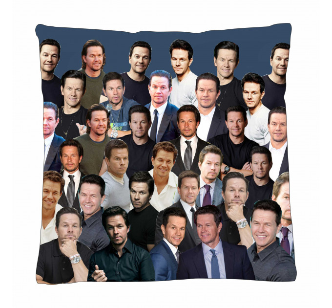 MARK WAHLBERG Photo Collage Pillowcase 3D