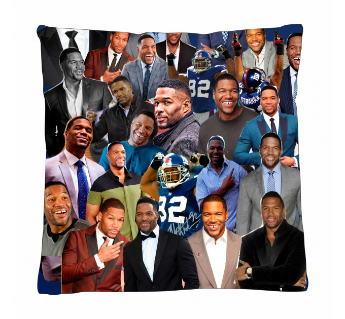 MICHAEL STRAHAN Photo Collage Pillowcase 3D