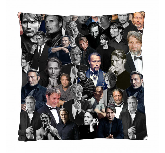 Mads Mikkelsen Photo Collage Pillowcase 3D