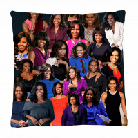 Michelle Obama Photo Collage Pillowcase 3D