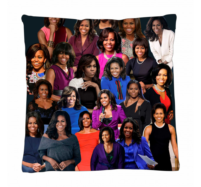 Michelle Obama Photo Collage Pillowcase 3D