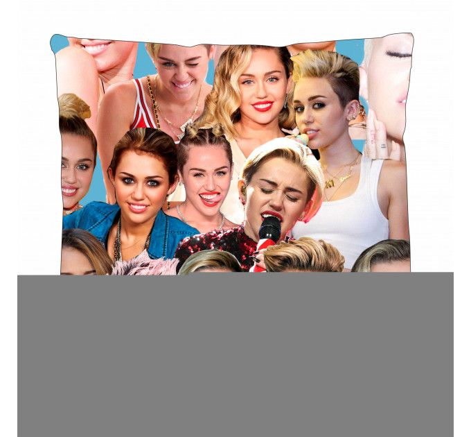 Miley Cyrus Photo Collage Pillowcase 3D