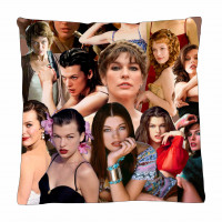 Milla Jovovich Photo Collage Pillowcase 3D