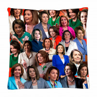Nancy Pelosi Photo Collage Pillowcase 3D