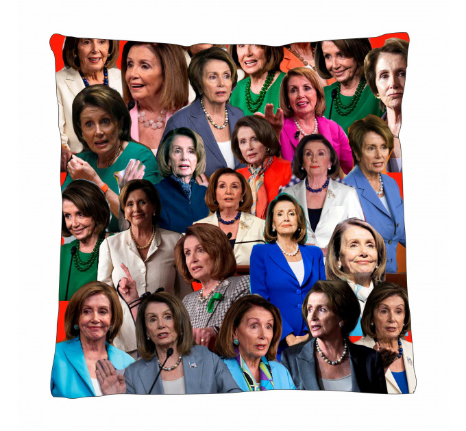 Nancy Pelosi Photo Collage Pillowcase 3D
