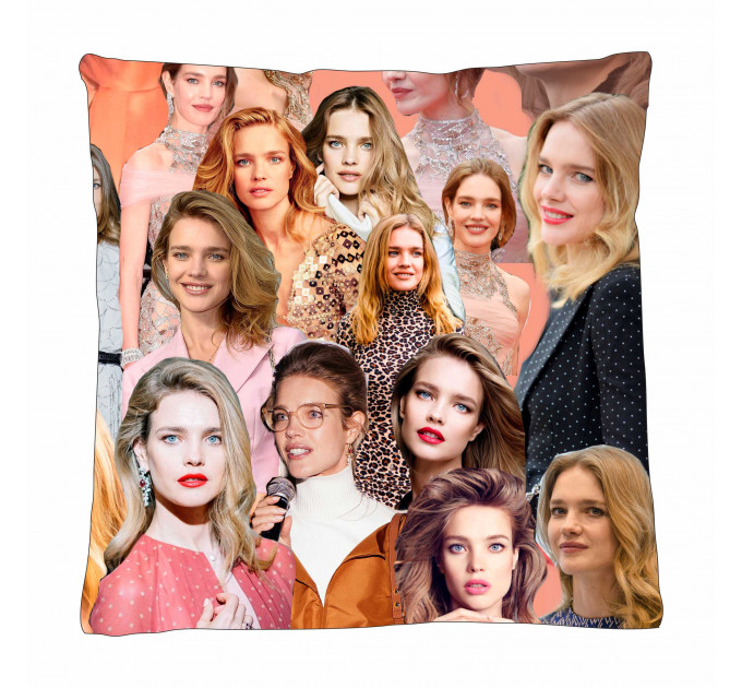 Natalia Vodianova Photo Collage Pillowcase 3D