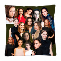 Natalie Portman Photo Collage Pillowcase 3D