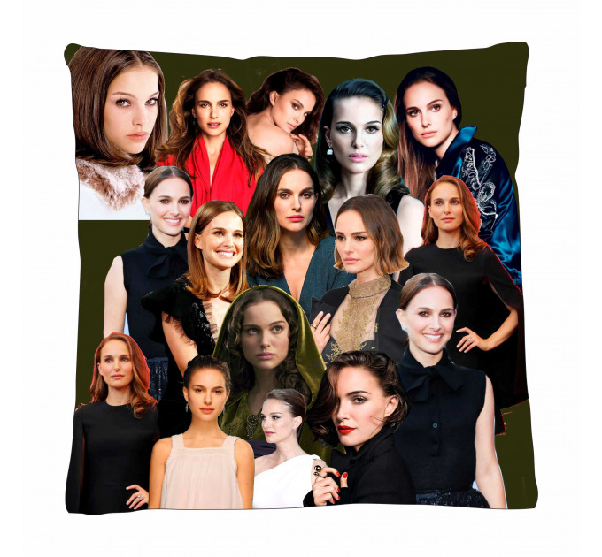 Natalie Portman Photo Collage Pillowcase 3D