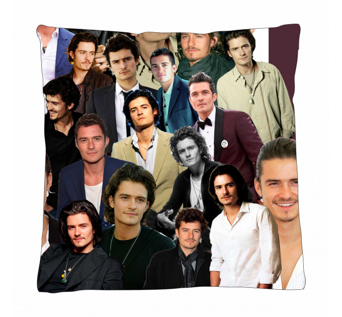 Orlando Bloom Photo Collage Pillowcase 3D