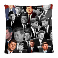 PRESIDENT John F. Kennedy  Photo Collage Pillowcase 3D