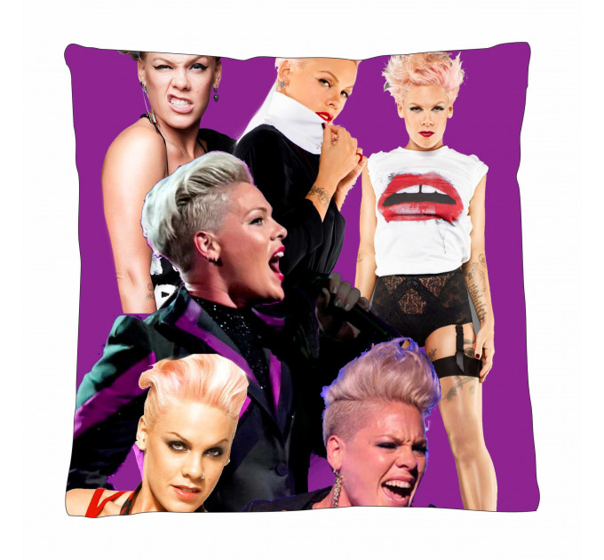Pink Photo Collage Pillowcase 3D