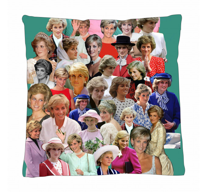 Princess Diana Photo Collage Pillowcase 3D
