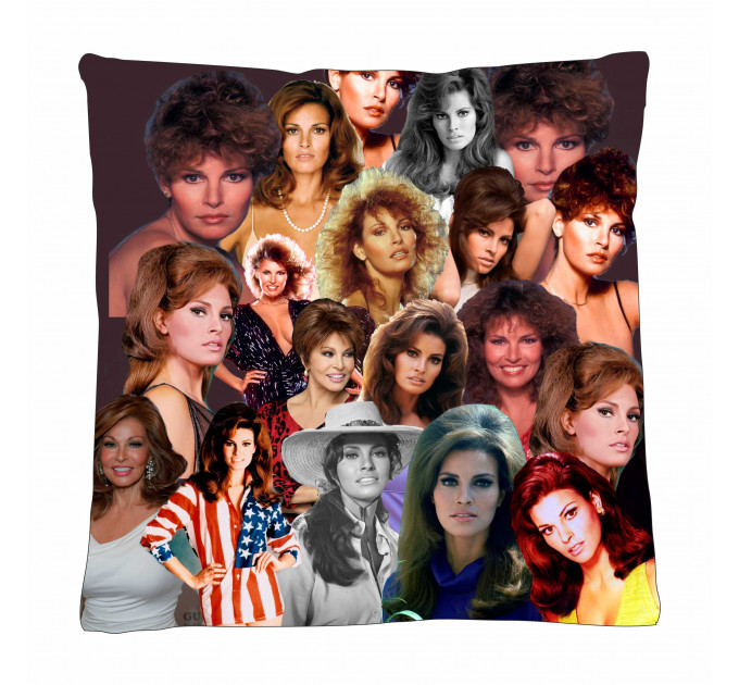 Raquel Welch  Photo Collage Pillowcase 3D
