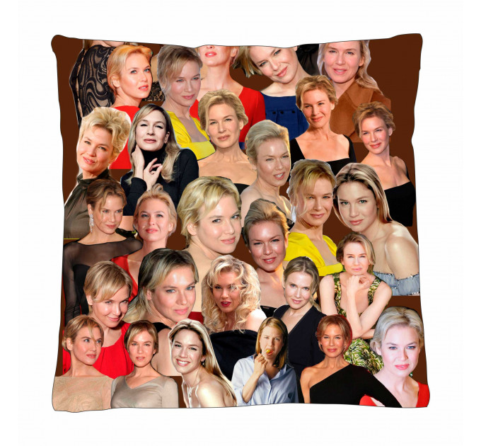 Renee Zellweger Photo Collage Pillowcase 3D
