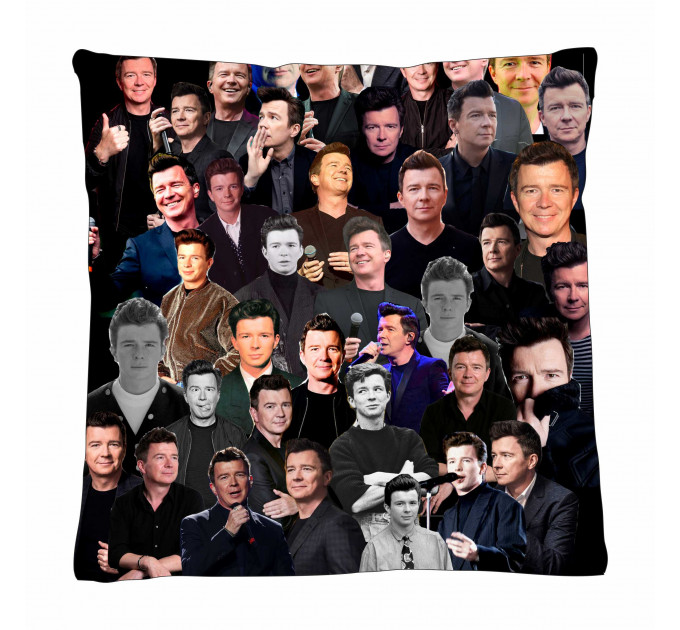 Rick Astley Photo Collage Pillowcase 3D