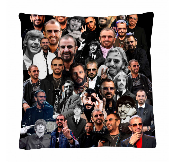 Ringo Starr Photo Collage Pillowcase 3D