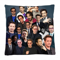 Robert Downey Jr Photo Collage Pillowcase 3D